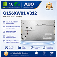 AUO G156XW01 V3 Layar LCD TFT Industri 15.6 Inci 1366x768 30 Pin LVDS 500 Nits