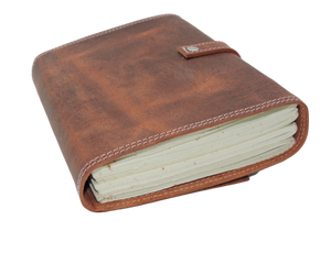 Personalized Vintage Leather Journal Buckle Closure Handmade <b>Paper</b> Sketching Planning Notebook Travel Diary for Writers - Product Image 3