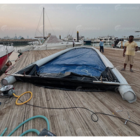 Abris pour quai de chargement gonflable en PVC en gros Plate-forme de stationnement pour bateau flottant
