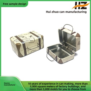Exquisita Caja Rectangular de Metal para Almacenamiento, Tipo Blind Box, Portátil, Moderna y Vacía - Product Image 5