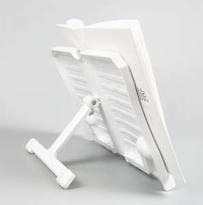 Support de lecture de livre en plastique noir réglable, pupitre de musique - Product Image 6