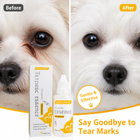 Zourunan 90g Esencia Sin Lágrimas Específica para Mascotas, Limpieza Suave y No Irritante para el Área de los Ojos, Sin Manchas de Lágrimas, Para Razas de Pelaje Blanco, Venta al por Mayor OEM