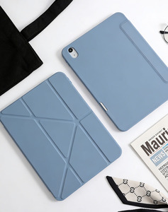 เคสป้องกันสีพื้นแบบแข็งสำหรับ <span class=keywords><strong>iPad</strong></span> ขนาด 11 นิ้ว ยี่ห้อ JFG พร้อมขาตั้งแบบพับได้ รองรับโหมดแนวนอน/แนวตั้ง ป้องกันการตกกระแทก ผลิตจากวัสดุ PU นุ่ม - Product Image 1