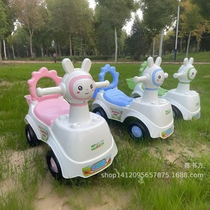 Childrens Ride On Scooter 1-3 Years Old Four Wheel With Lights And Music Pink Blue Color Kids Toy - Product Image 2