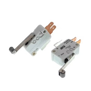 Microinterruptor Cherry D45 de límite, 15A 125V, con maneta larga tipo polea, contacto de punta, normalmente abierto/cerrado. - Product Image 2