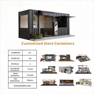 Abri de jardin mobile en métal préfabriqué avec porte coulissante, couleur et dimensions personnalisables, design moderne pour usage de hangar de jardin - Product Image 5