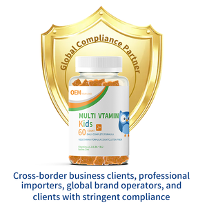 OEM/ODM Children <b>Multivitamins</b> <b>Gummies</b> Vitamins Gummy 100% Plant Based EU Compliant Custom Labeling & Packaging - Product Image 3