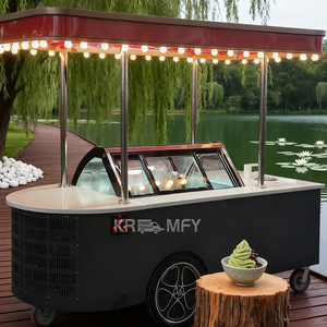 OEM Electric Street Mobile Burger Ice Cream Pizza Hot Dog Fast Snack Cart Fiberglass Mini Food Tricycle - Product Image 6