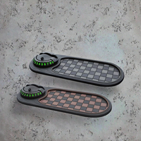 Tapis antidérapant universel en PVC pour tableau de bord de voiture, support de téléphone de navigation rétractable dissimulé avec plaque d'immatriculation, tapis de rangement pour voiture
