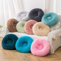 Coussin de luxe en velours écologique pour chat, lit douillet pour animaux, tapis de couchage, emballage sous vide, livraison directe pour chats et chiens