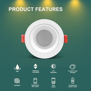 2025 New gledopto ZigBee 3.0 + 2.4 Gam RF điều khiển từ xa LED Đèn Downlight AC 100-240V với điện thoại thông minh app điều khiển - Product Image 5
