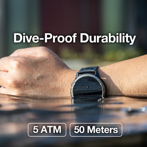 Agm Đồng hồ W1 1.43 AMOLED Smartwatch 5ATM IP68 không thấm nước GPS thể thao ngoài trời thể dục Tracker BT cuộc gọi màu đen không thấm nước thông minh đồng hồ - Product Image 4