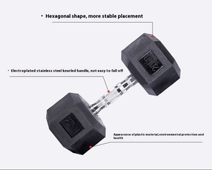 Ventes directes d'usine d'haltères hexagonales en fer Équipement <span class=keywords><strong>de</strong></span> gymnastique <span class=keywords><strong>Poids</strong></span> libres pour l'exercice - Product Image 5