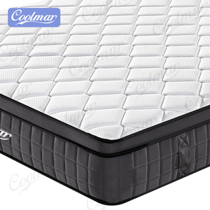 Coolmar Hybrid King Queen Twin Double Size Mattress Fabric Gel Memory Foam Pocket Spring Mattresses