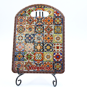 Napperons <span class=keywords><strong>de</strong></span> table à motif <span class=keywords><strong>de</strong></span> carreaux bohèmes <span class=keywords><strong>de</strong></span> Valence, <span class=keywords><strong>tapis</strong></span> <span class=keywords><strong>de</strong></span> <span class=keywords><strong>cuisine</strong></span> antidérapants, sous-plats décoratifs <span class=keywords><strong>de</strong></span> style ethnique espagnol - Product Image 4