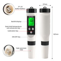 Testeur numérique intelligent de concentration d'ions hydrogène H2/TEMP 2 en 1 Bluetooth 0~2990ppb BLE-9002, alimenté par application mobile