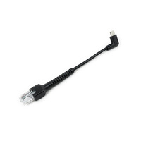 Câble adaptateur USB Type-C vers RJ50, 17 cm, noir, angle droit à 90 degrés, cuivre pur, gaine en TPE PVC, pour ordinateur