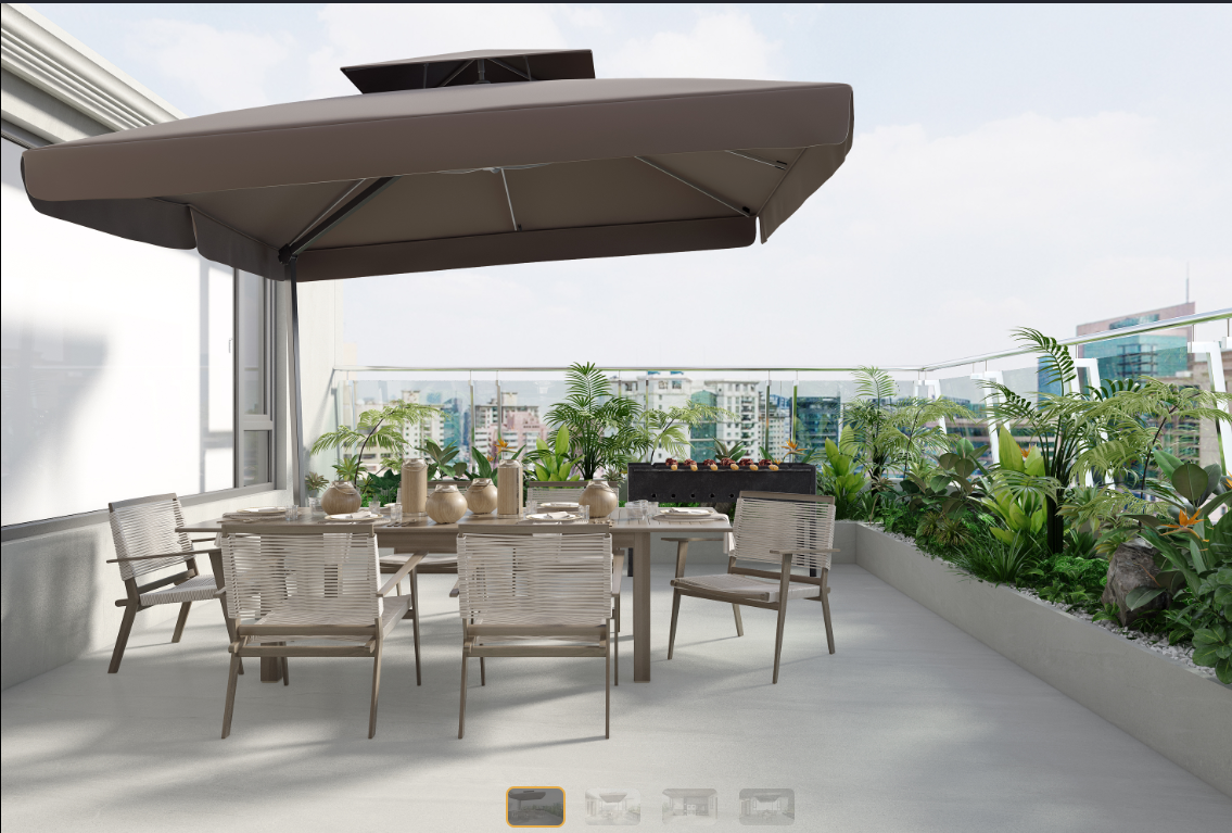 Set di mobili da esterno