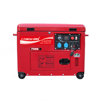 GXNEWLAND Générateur électrique silencieux portable pour usage domestique à faible consommation 6 kVA 6 kW