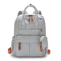 Sac à dos léger pour ordinateur portable avec logo personnalisé, mini pochette détachable, sac à dos pour les trajets quotidiens pour hommes et femmes