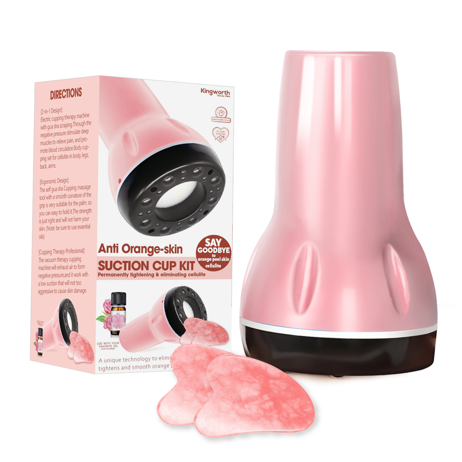 Kingworth умная машина для баночной терапии, устройство для массажа, электрическое устройство для баночной терапии