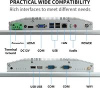 Nouvel écran tactile capacitif multi-touch industriel de 15,6 pouces, moniteur PC embarqué sous Windows 11, écran IP65, affichage tactile 10 points, usage professionnel