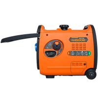HWASDAN 3500W/4000W Leistungsstarker, tragbarer Benzin-Stromerzeuger für den Hausgebrauch mit Einphasen-System, 50Hz und Elektro-/Seilzugstart