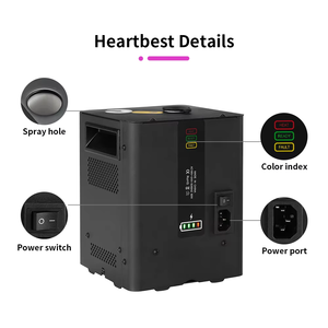 Machine à étincelles froides mini <span class=keywords><strong>LED</strong></span> rechargeable avec télécommande, équipement DJ, effet lumineux DMX pour scène, mariage, événement, fête - Product Image 3