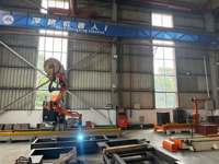 Robot de pórtico de 7 ejes sin necesidad de programación para automatización industrial y aplicaciones de soldadura de estructuras de acero