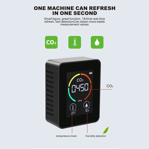 3 trong 1 chất lượng không khí màn hình đa chức năng TVOC CO2 Thiết bị giám sát/Carbon Dioxide Detector Tester nhiệt-ẩm kế - Product Image 3