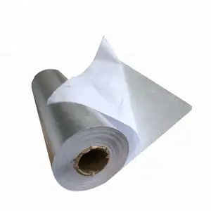 Nastro adesivo in foglio di alluminio flessibile in fibra di vetro Hot Melt HVAC rivestito ignifugo