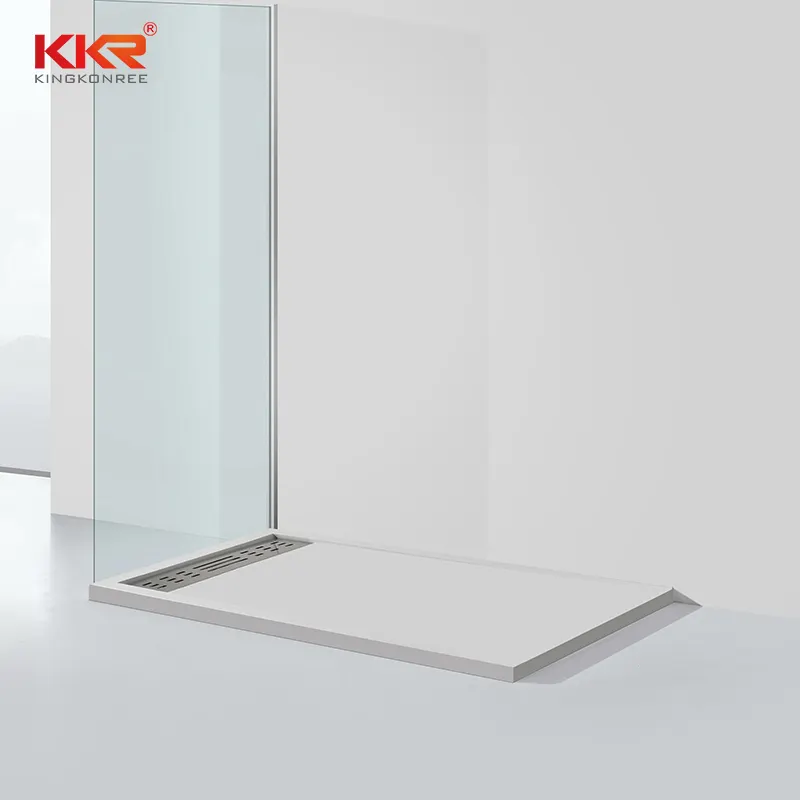 KKR modern American Hot Design Solid surface Shower Trays in Various colours for five star hotels