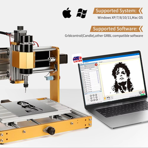 Desk CNC Engraver Router 500W Spindle GRBL Control for Wood Acrylic Plastic Carving