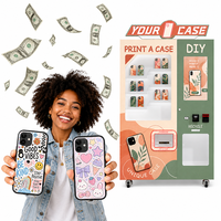 Distributeur automatique de coques de téléphone portable avec impression intégrée pour magasins et centres commerciaux