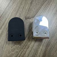 DETECH Pince moderne en acier inoxydable et aluminium pour rampes d'escalier, de pont, de terrasse et de véranda d'hôtel 8-12mm