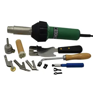 NEICO-Kit de pistola de soldadura de aire caliente, soldador de plástico para suelo de linóleo de vinilo PVC, 120V o 230V, 1600W