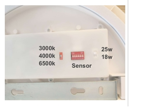 Nouveau design! 2 puissance + 3CCT SAA certifié capteur HF rond circulaire mince led huître avec capteur pour escalier de couloir - Product Image 2