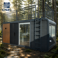 Hôtel capsule en acier préfabriqué de haute qualité à construction rapide, cabine Apple, maison conteneur étanche pour salon, bureau à domicile