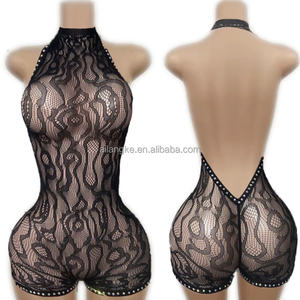 Ropa de Baile Exótica de Rejilla Personalizada al por Mayor, Atuendo de Stripper Popular - Product Image 2
