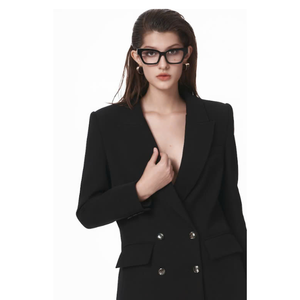 เสื้อเบลเซอร์ของผู้หญิงเสื้อแจ็คเก็ตป้ายสั่งทำวัสดุคุณภาพดีผลิตตามสั่งจากโรงงาน Enzo & LEO เวียดนาม - Product Image 1