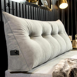 Copritestata <span class=keywords><strong>letto</strong></span> spessa in velluto lavabile antipolvere per letti singoli, matrimoniali, queen e king size - Product Image 2