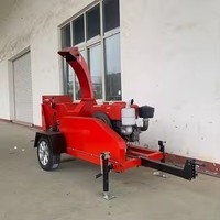 Vibrationsarmer Elektrischer Baumastzerkleinerer Industrielle Garten-Holzabfall-Zerkleinerungsanlage für Recycling-Gärten