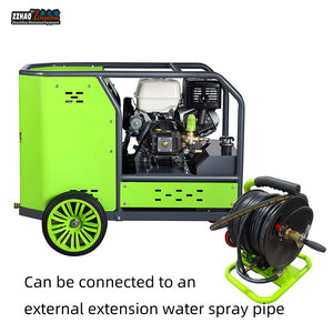 Hidrolavadora de Motor Diésel, Pistola de 250 Bares, Lavado con Agua Fría y Caliente, Limpiadores de Alta Presión a Gas, <span class=keywords><strong>Limpiador</strong></span> de Superficies de Doble Giro - Product Image 6