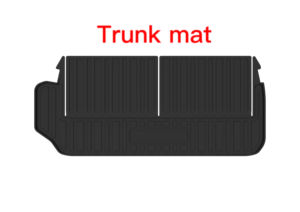 แผ่นรองท้ายรถสีดำสำหรับโตโยต้าพราโด LC250 2024เสื่อปูพื้นพร้อมพนักพิง - Product Image 3