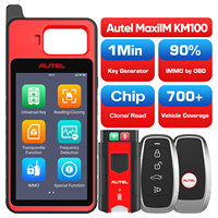 Lector de Códigos Eléctrico KM100X MaxiIM PRO, Programador de Llaves de Auto con Escáner OBD2 para Vehículos Universales