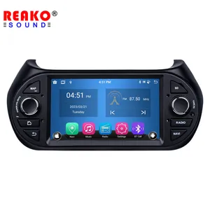 Radio mobil Android 1 Din 7 inci untuk Fiat Fiorino /Citroen Nemo Mirror Link BT musik GPS Handsfree