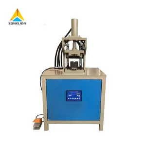 China-Fabrik hydraulischer Winkelschneider 90-Grad-Stahlrohr-Lochschneidemaschine Vierkantrohr-Schnitzel-Bohrmaschine