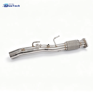 Tubería de Escape de Alto Flujo Profesional de Acero Inoxidable T304 de 1.5 mm de Espesor para Mercedes A35 CLA35 GLA35 W177 C118 M260 2.0T - Product Image 2