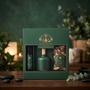DIANSWITH Coffee Gift Set Luxury Glass Bottle With Coffee Beans And Cream 1FL OZ 250ML Exquisite Packaging - Product Image 2
