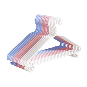 Plastic Hangers 40cm Standard Size 10 Pieces Arc Shoulder Design For Clothes Storage - Product Image 4